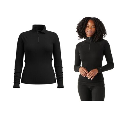 Smartwool Baselayer Thermal 1/4 ZIP Kvinder Str.XL