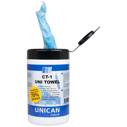 Unican CT-1 Uni Towel servietter m/sprit 80stk