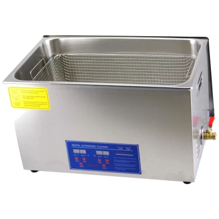 Ultralydsrenser 40kHz 240W, kar 30×24×15cm, 10ltr