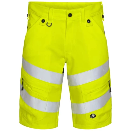 Safety shorts hi-vis rød/sort 136