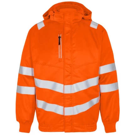 Safety pilotjakke hi-vis rød/sort 6XL