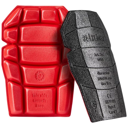 Knæpuder 4058 sort/rød onesize