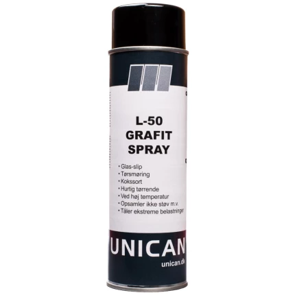Unican L-50 grafitspray 500ml Unican L-50 grafitspray 500ml