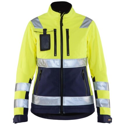 Hi-vis softshelljakke 4902 dame