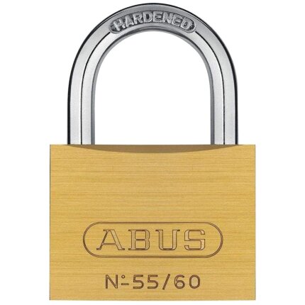 Hængelås serie 55 messing/stål