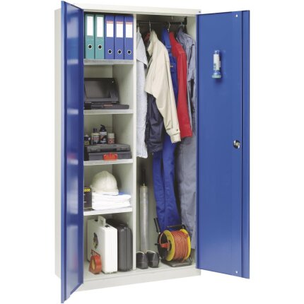 Materialeskab MSG-3 m/bøjlestang+4hylder