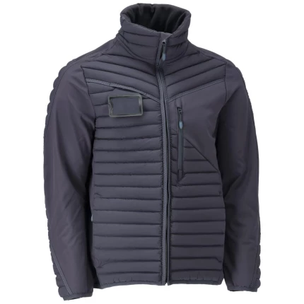 Costumized jakke quiltet letvægt mørk marine