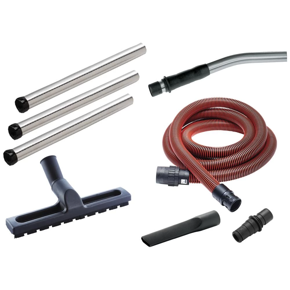 Tilbehørssæt m/36mm antistatisk sugeslange, 6 dele Tilbehørssæt m/36mm antistatisk sugeslange, 6 dele