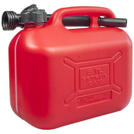 Sprehn benzindunk heavy duty, rød plast 5ltr