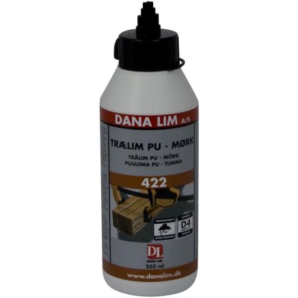Danalim Trælim PU mørk 422 250 ml