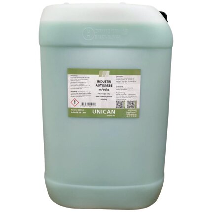 Unican industri-autosæbe m/voks 20ltr