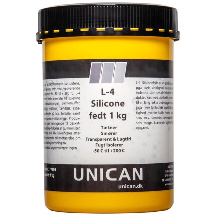 Unican L-4 siliconefedt 1kg Unican L-4 siliconefedt 1kg