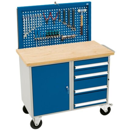 Værkstedsvogn VVM-1.1 m/elev.værktøjstavle VT-1.2