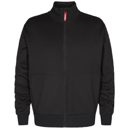 Standard sweatcardigan m/høj krave forest gr. 3XL