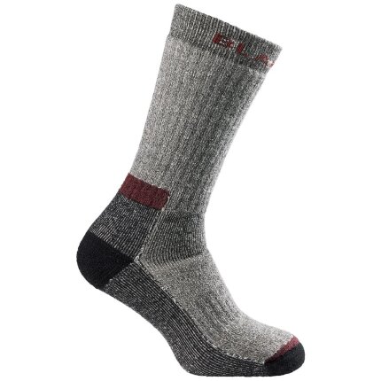 Uldsokker 2503 kraftige sortmeleret