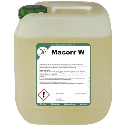 Macorr W korrosionsbesk. affedter/afrenser 10 ltr
