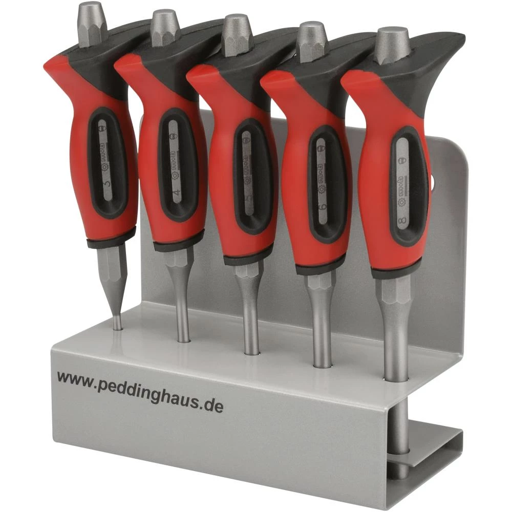 Splituddriversæt Super-Grip 5 dele Splituddriversæt Super-Grip 5 dele