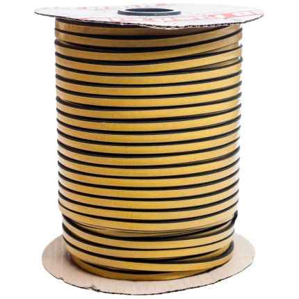 Tætningsliste Kiso 141 Profile sort 5×10mm 100m