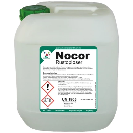 Nocor surt rengøringsmiddel/rustfjerner 20 ltr