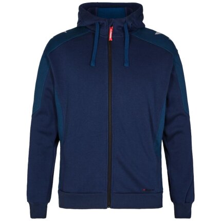 Galaxy sweatcardigan antracit/tomatrød 5XL