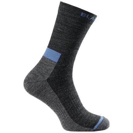 Uldsokker 2500 tynde sortmeleret