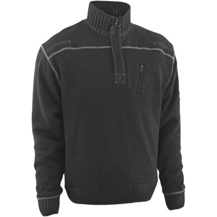 Naxos striktrøje m/kort lynlås