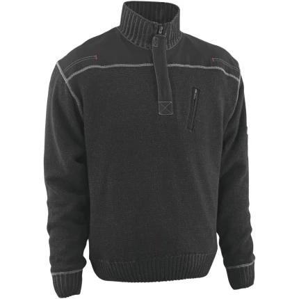 Naxos striktrøje m/kort lynlås