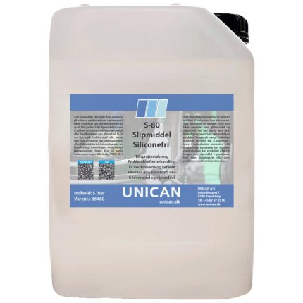 Unican S-80 slipmiddel 5ltr