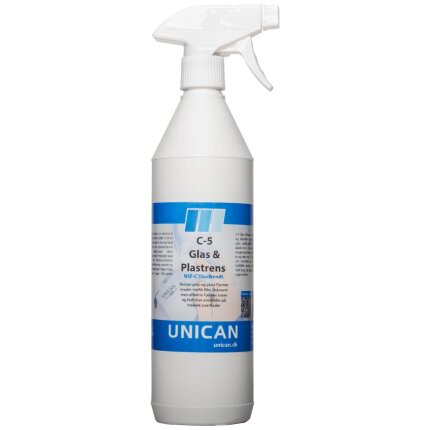 Unican C-5 glas- & plastrens pumpespray 750ml