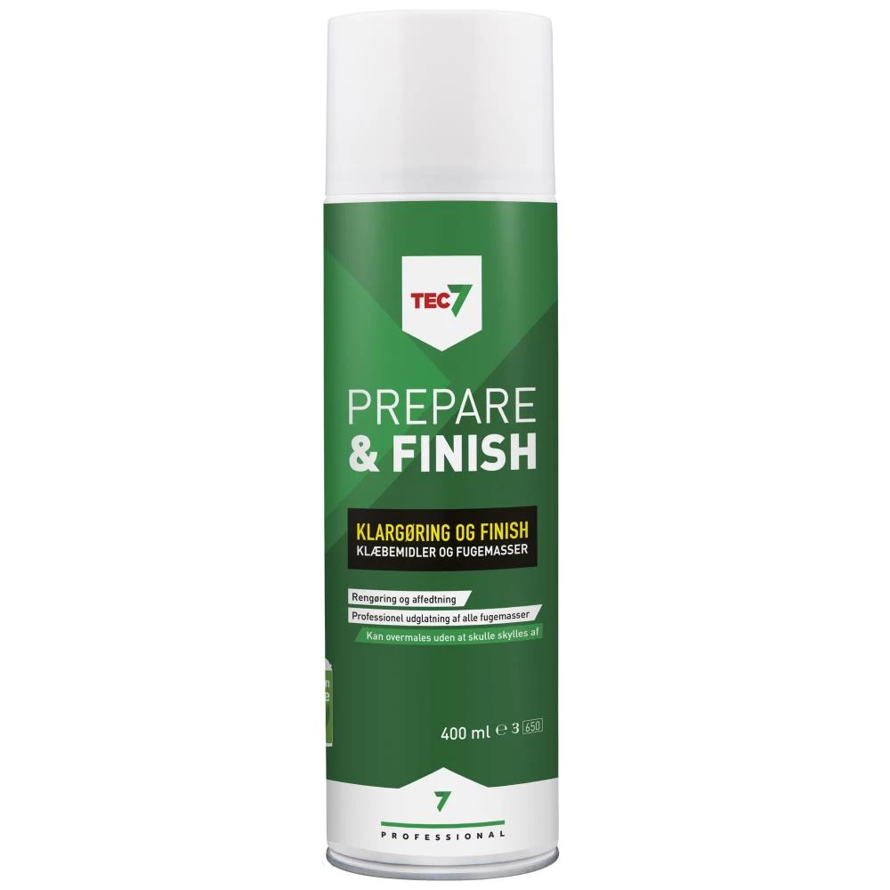 Tec7 Prepare & Finish rense-/glittespray, 400ml Tec7 Prepare & Finish rense-/glittespray, 400ml