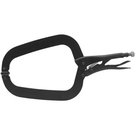 Svejsetang D72 lang C-klemme m/runde tryksko 410mm