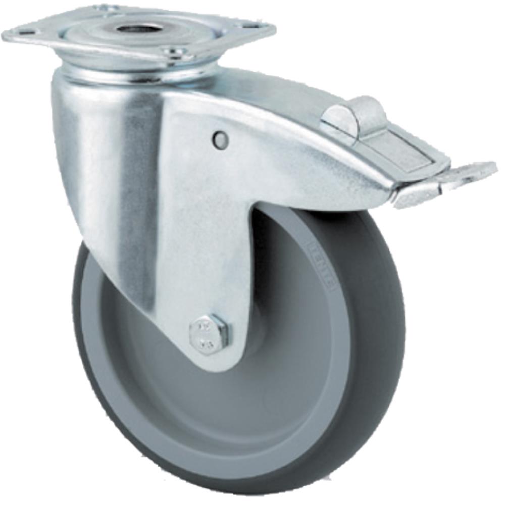 Drejehjul m/brem.2477 PJH 075 P40 Drejehjul m/brem.2477 PJH 075 P40