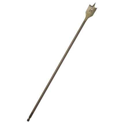 Fladbor 1/4″ 6kt skaft 25×400mm