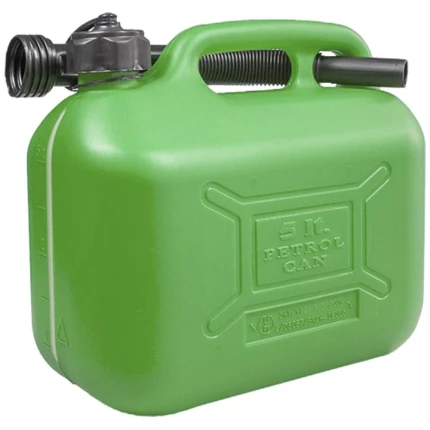 Sprehn benzindunk heavy duty, grøn plast 5ltr