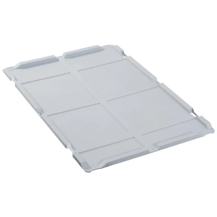 Hængsellåg til grå lagerkasse 600×400mm u/beslag