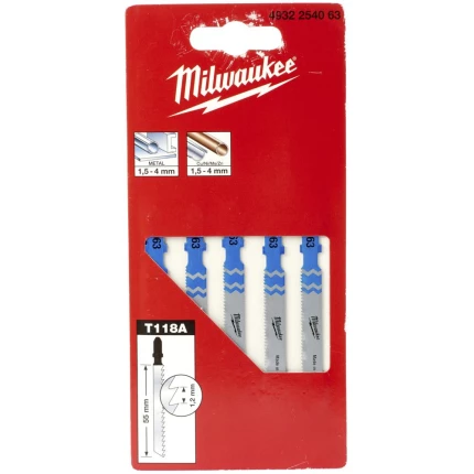 Stiksavblad T118A 55/1,2 mm pk/5