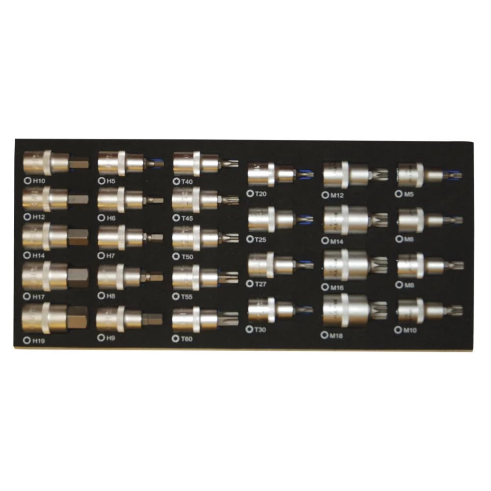 Stifttopsæt 1/2″Hex/TX/XZN EVA8905 Stifttopsæt 1/2″Hex/TX/XZN EVA8905