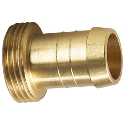 NiTo 1/2″ slangenippel messing m/1/2″ gev.nippel