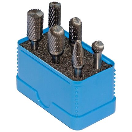 Shiballoy fræsestifter HM Z3, sæt 6 dele