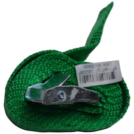 Lastespænde 300 kg/1,5 mtr grøn
