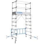 Teletower teleskopstillads 1,4×0,6mtr højde 1-2mtr