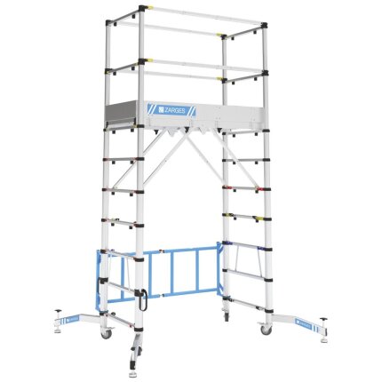Teletower teleskopstillads 1,4×0,6mtr højde 1-2mtr