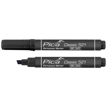 Pica Dry speedmarker Classic 521 mejselspids sort
