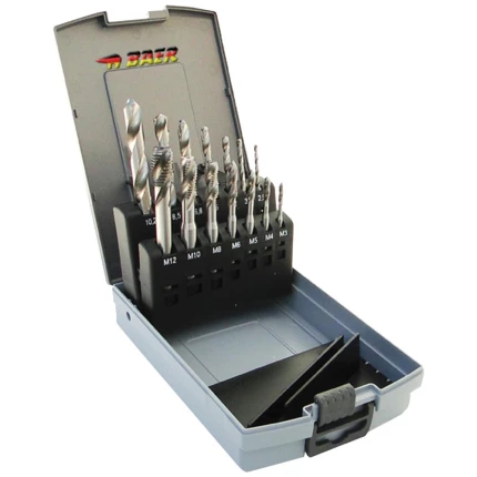 Baer spiraltapsæt m/bor M3-12