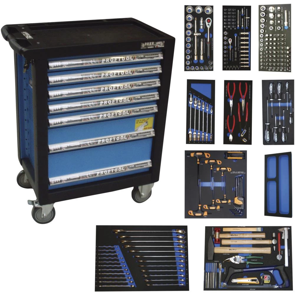 Værktøjsvogn 9137 231 dele EVA Værktøjsvogn 9137 231 dele EVA