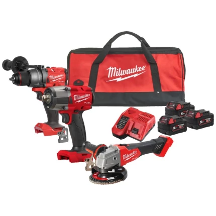 Powerpack 3 maskiner + 3 batteri M18 FPP3AD-503B