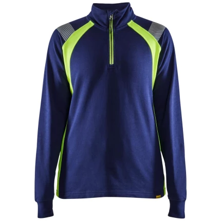 Sweatshirt 3403 half-zip dame