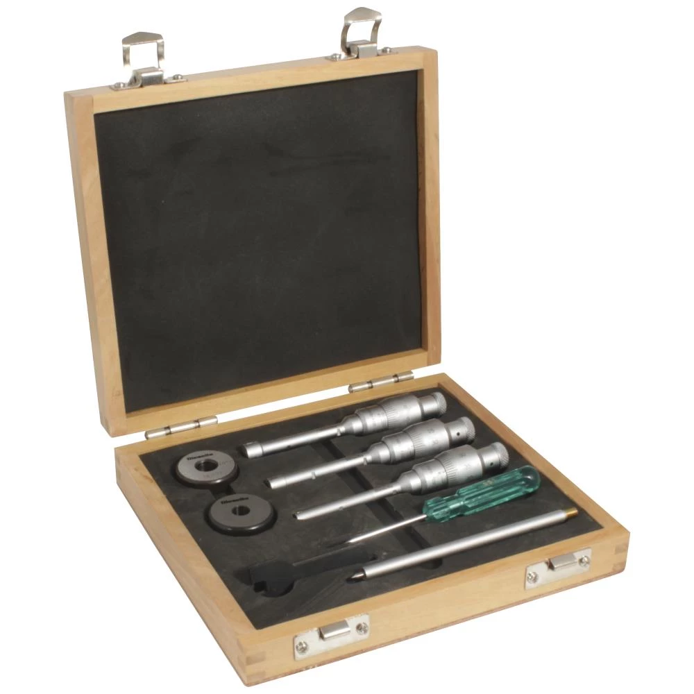 Indvendige 3-punkt mikrometre i sæt 6-12 mm Indvendige 3-punkt mikrometre i sæt 6-12 mm