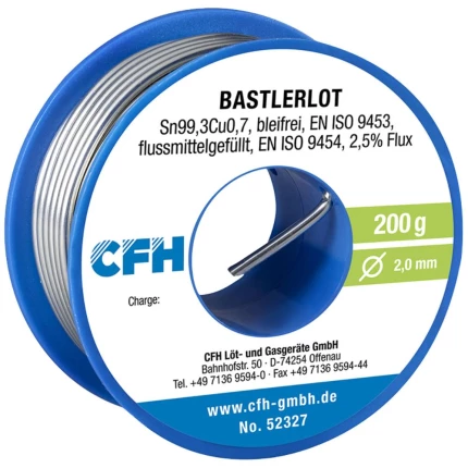 Loddetin CFH BL327 Sn99,3Cu0,7 blyfri ø2,0mm 200g