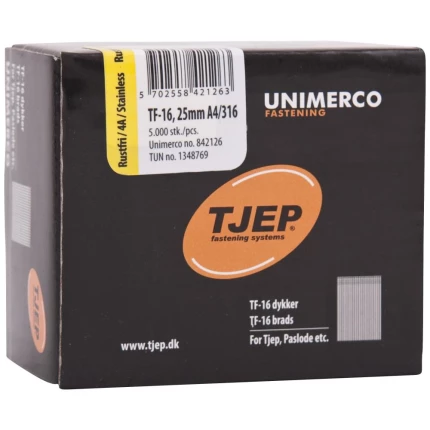 Tjep TF16 dykkere rustfri A4